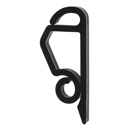 100 stk. Julelys Klips, Utendørs Takrenner Kroker, Sterk Bæreevne, Værbestandige Lysklips Tilbehør