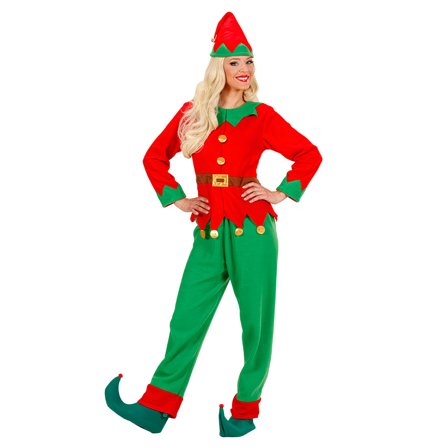 Santas Little Helper Elf Kostume Dame