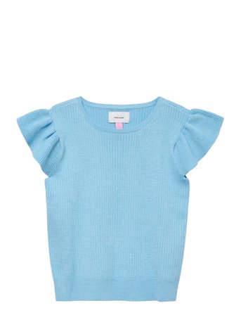 Vero Moda Girl Vmzanzibar Sl O-Neck Top Ga Girl - Blue - 122/128