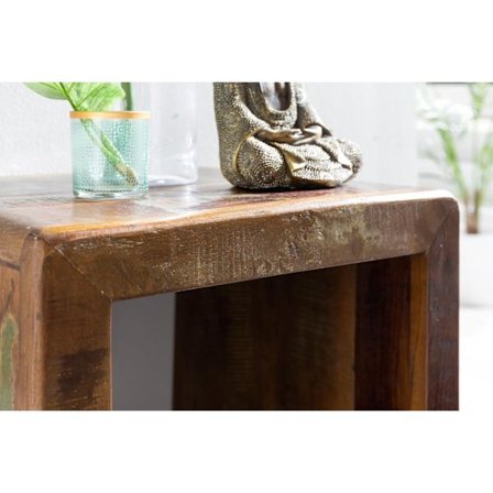 Rootz sidobord 45 x 40 x 55 cm massivt trä Mango Recycling Shabb