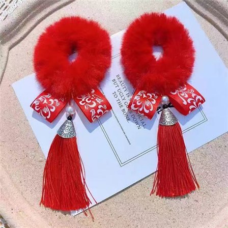 Dusk Big Red e-style hårtilbehør Barnas dag og nytt