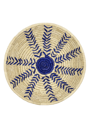 A World of Craft PALM FLOWER Brödkorg Köksförvaring Beige Ø 32 H 7 cm