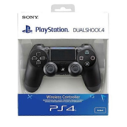 Officiell Sony Playstation PS4 DualShock 4 V2 Trådlös Handkontroll - Svart