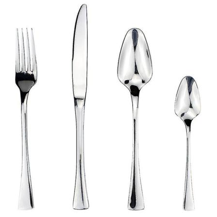 Klassisk elegant harpiksnagler håndtak stil rustfritt stål vestlig bestikk 4 i 1 sett delikate redskaper servise til hjemmet 3300 steel