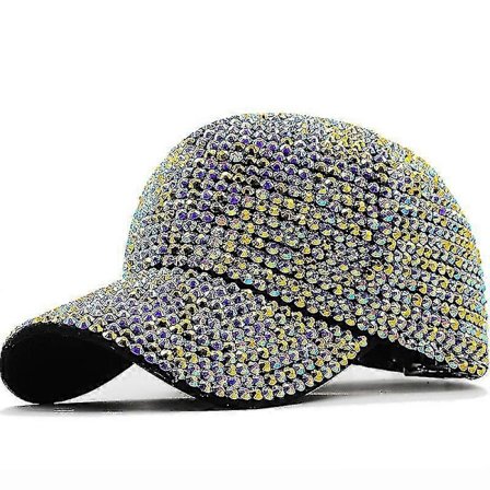 Dame Krystaller Glimt Baseball Kasket Ædelsten Bling Baseball Kasket