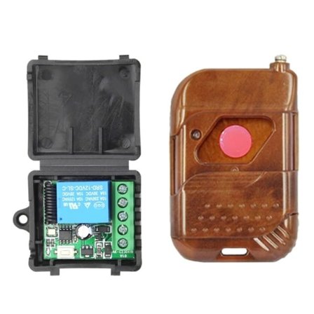433mhz 315mhz Langaton kaukosäätimen kytkinmoduuli RF-lähetin oveen Musta - 433mhz