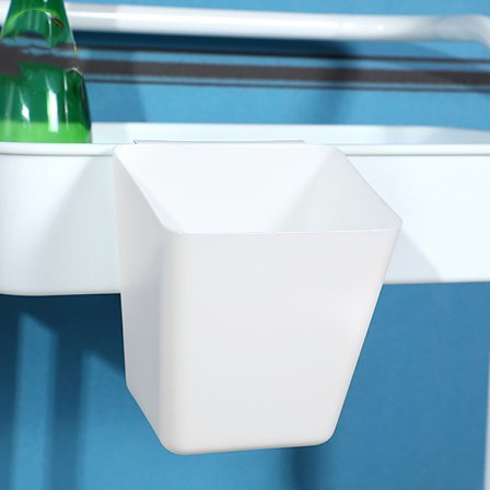 Plast hengende oppbevaringsbøtter for vogn Bærbar nattbord Ha