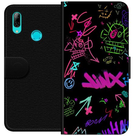 Kompatibelt Plånboksfodral till Huawei Huawei P smart 2019 Guldlejon