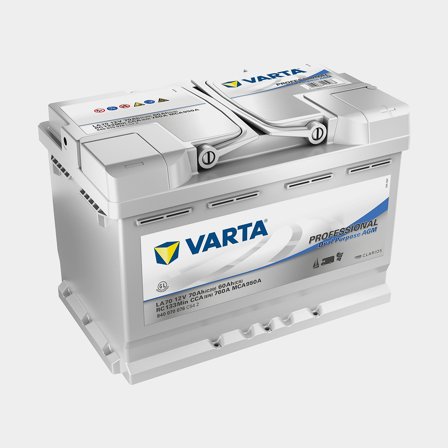 Start- & förbrukningsbatteri VARTA Professional Dual Purpose LA 70, AGM, 12 V, 70 Ah