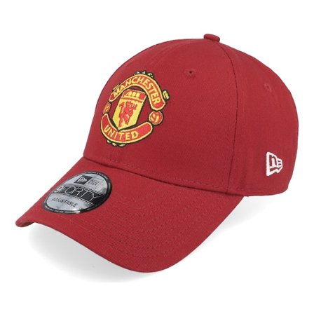 New Era - Football Vermelho adjustable Boné - Manchester United Seasonal 9FORTY Scarlet Adjustable @ Hatstore