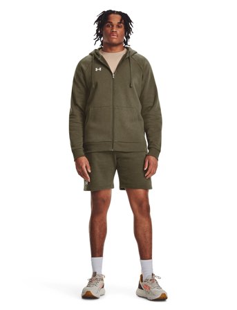 Under Armour Ua Rival Fleece Fz Hoodie - Khaki green - XL