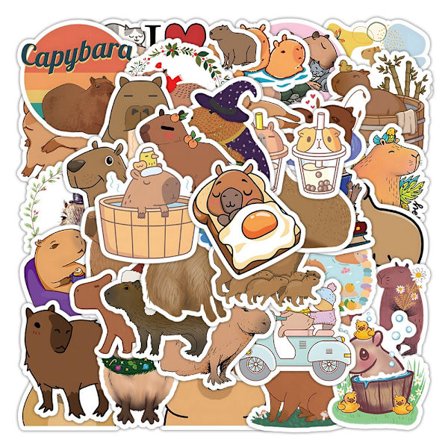 Hot Stickers Dyreklistremerker Capybara-klistremerker