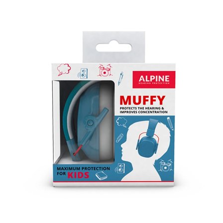 Alpine Hearing Protection Høreværn Muffy Kids / Børn Blue, Tøj & Bolig, Rejsetilbehør, Ørepropper