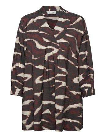 Magona Tops Tunics Brown Masai
