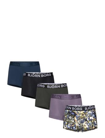 Core Minishorts 5P Night & Underwear Underwear Panties Multi/patterned Björn Borg