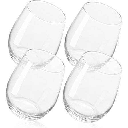 Dricksglas Set om 4 390ml | Glas Tumblers Presentförpackning | Cocktails, Drycker, Juicer