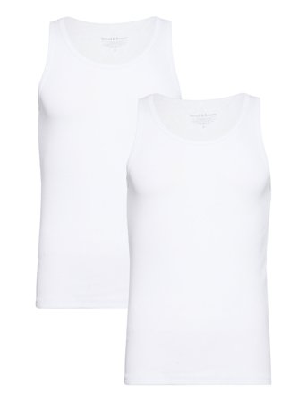 2-Pack Tank Ribbed White Bread & Boxers