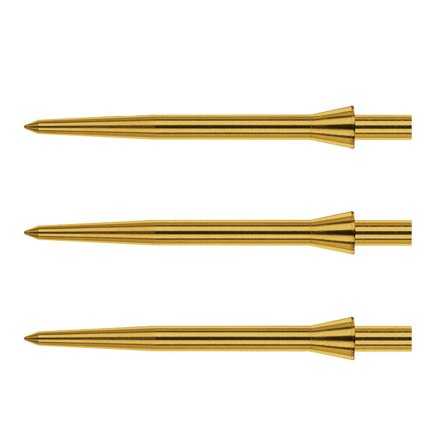 Red Dragon Specialist Dart Points - Gold Effect Raptor GT Plain Points 35mm