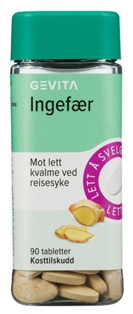 Gevita Ingefær tabletter 90 stk