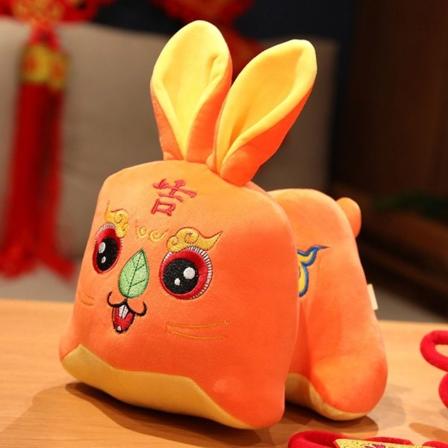 Bunny Toys Vedhæng Kaninår ORANGE-WELLNGS orange