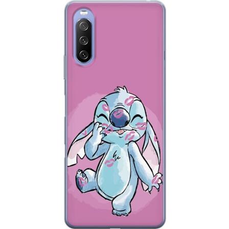 Sony Xperia 10 III Genomskinligt Skal Stitch Puss