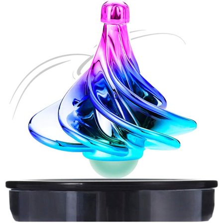 Et stressaflastende legetøj til hjemmet eller kontoret. Spind med vinden! Vores top snurrer for evigt, to-farvet og farverig