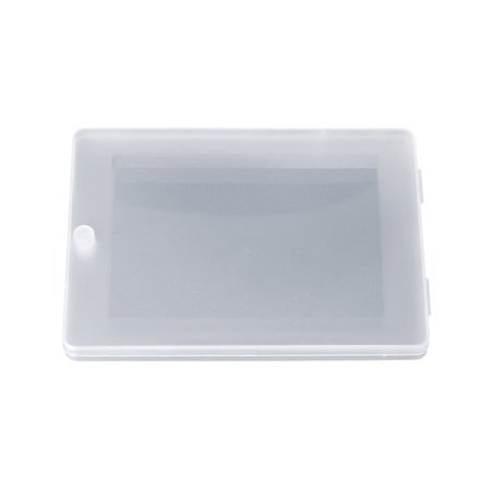 Rektangulær Plast Gjennomsiktig Klar Oppbevaringsboks Samling Beholder Organizer