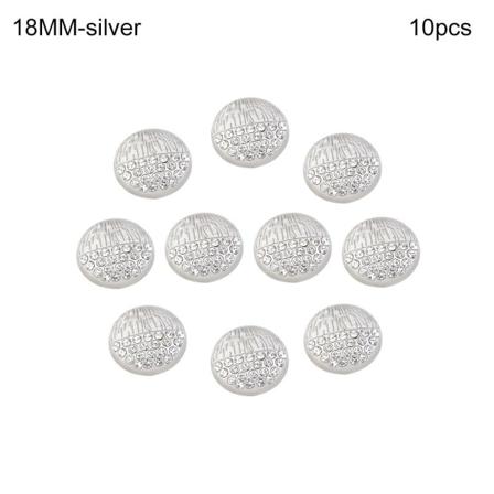 Metallinapit Paidan napit HOPEAA 18MM10KPL 10KPL silver 18MM10pcs-10pcs