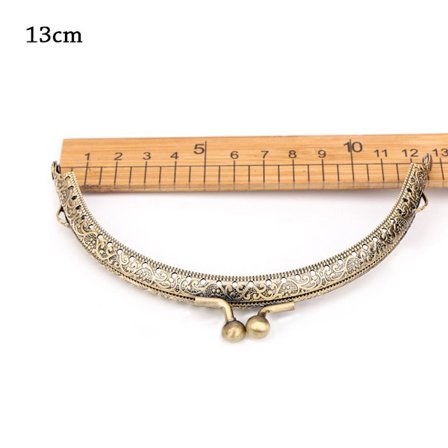 Låsspänne Metall Plånboksram 13CM