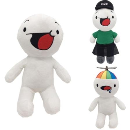 25 cm 9,8"; Odd 1s Out plysjlekefigurdukke myk utstoppet dukkebarn White (1PC)
