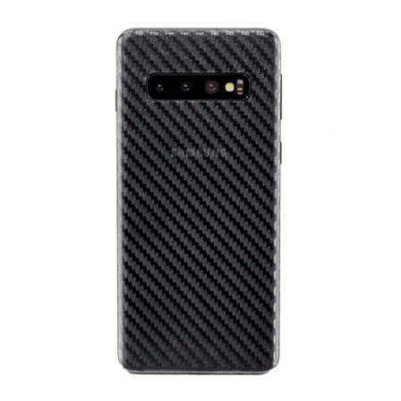 Galaxy S10E Carbon Fiber Vinyl Skin Decal Beskyttende Movie Carbon