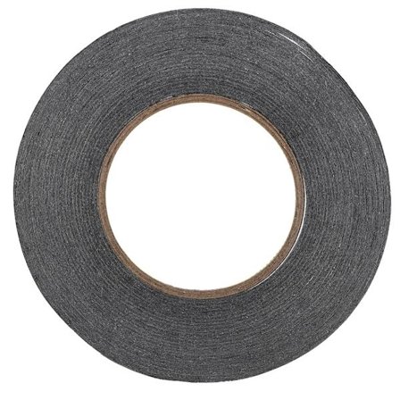 Lang 50m sort dobbeltsidet klæbende lim til reparation af mobiltelefon LCD-skærm (bredde: 1mm)