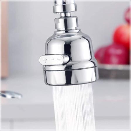 Vaskeaerator, Kjøkkenkranfilter, Kransprøyter, Kjøkkenkrandiffusor, 360 Graders Kraneaerator med 3 Moduser, Anti-Sprut
