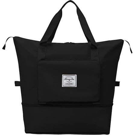 Suurikokoinen kokoontaitettava matkakassi, kannettavat kokoontaitettavat matkakassit, kevyt vedenpitävä Oxford-kangaskassi, kuiva ja märkä erotettu 