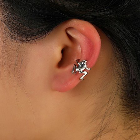 6st Mini Ear Stud Ear Clip SILVER