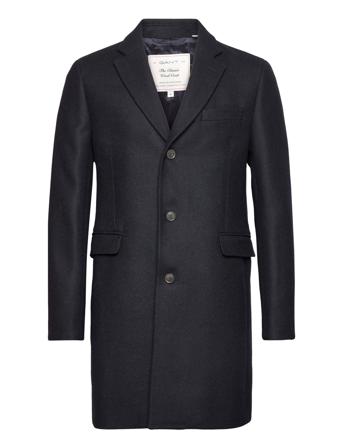 D1. Classic Wool Coat Outerwear Coats Winter Coats Marinblå GANT