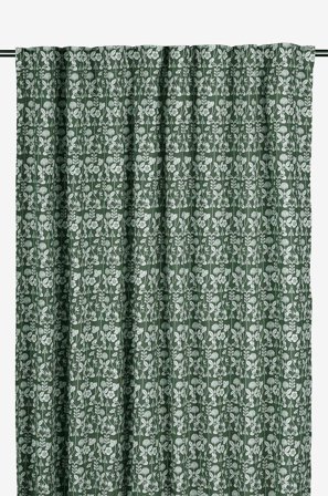 Svanefors - Gardin Carl Larsson De Mina 2 P - Grön - Veckbandslängder - Från Homeroom