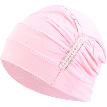 Kemoterapi Hovedbeklædning Kvinders Beanie Forbundet Bandana tørklæde Fuldforet Perle Ædelsten Mønster