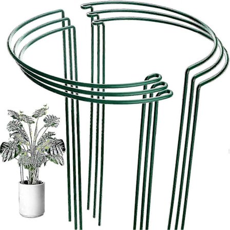 Plantestøtte stake bur hage peon støtteramme plantestøttering