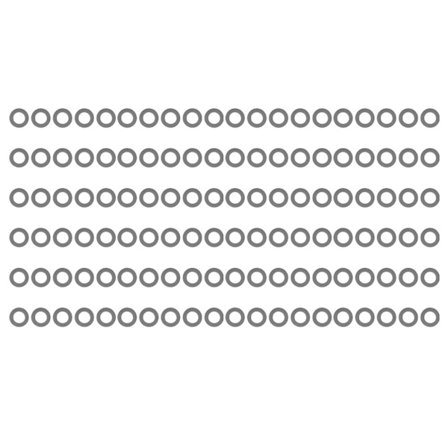 120 stk. flad skive i rustfrit stål 4 mm ID 7 mm OD tilbehørssæt til vedligeholdelse 4807-0407-0500