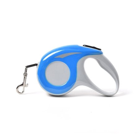 Tilbagetrækkelig snor til lille kat eller hund blå