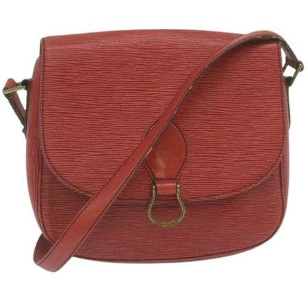 Louis Vuitton Vintage, Pre-owned Leather Cartouchiere Bag Rood, Dames, Maat:ONE Size