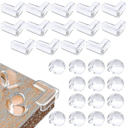 28 stk. Hjørnebeskyttelse og Kantbeskyttelse, Til Bord og Møbler, Børn