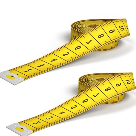 2 stk. kropsmålebånd, 200 cm/79 tommer dobbeltsidet målebånd til kropsmåling, blødt målebånd til stofskrædderi og syning, Ye