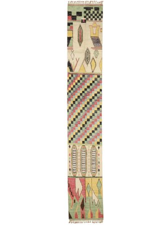 Koberec Moroccan Berber - Afghanistan 79X490 Běhoun (Vlna, Afghánistán)