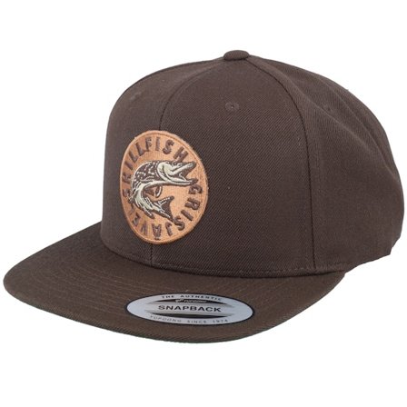 Skillfish - Cirkel Grisjävel Classic Dark Brown Snapback Snapback Brown Cap - @ Hatstore