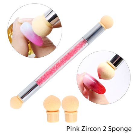 Ombre nagelborstsvampar Set Gradient 04