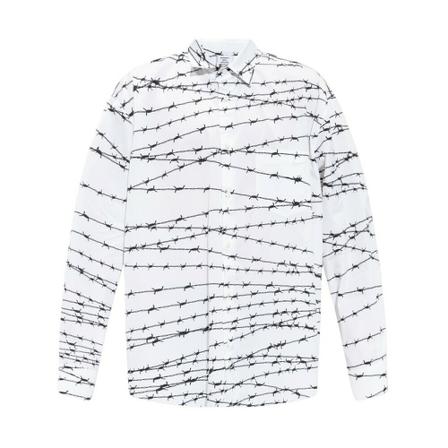 Vetements Printed shirt Hvid, Herre Skjorter