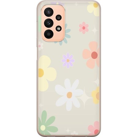 Mobilskal till Samsung Galaxy A23 med fejdande blommor