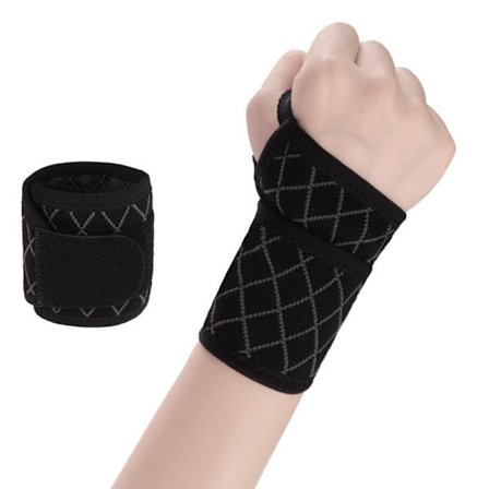 Håndledsstøtte Sports Håndledsbånd SORT